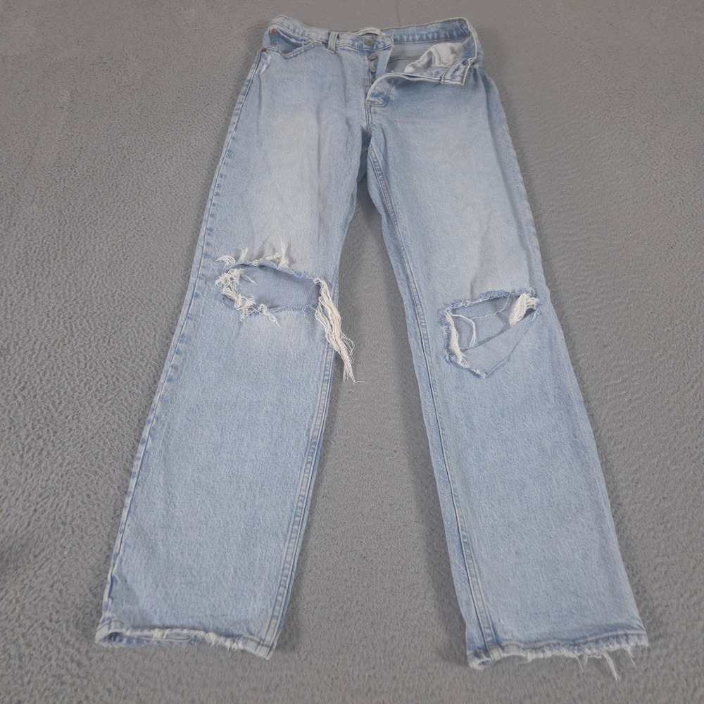 Abercrombie & Fitch Jeans Women 27/4 Long The Dad High Rise Distressed Straight